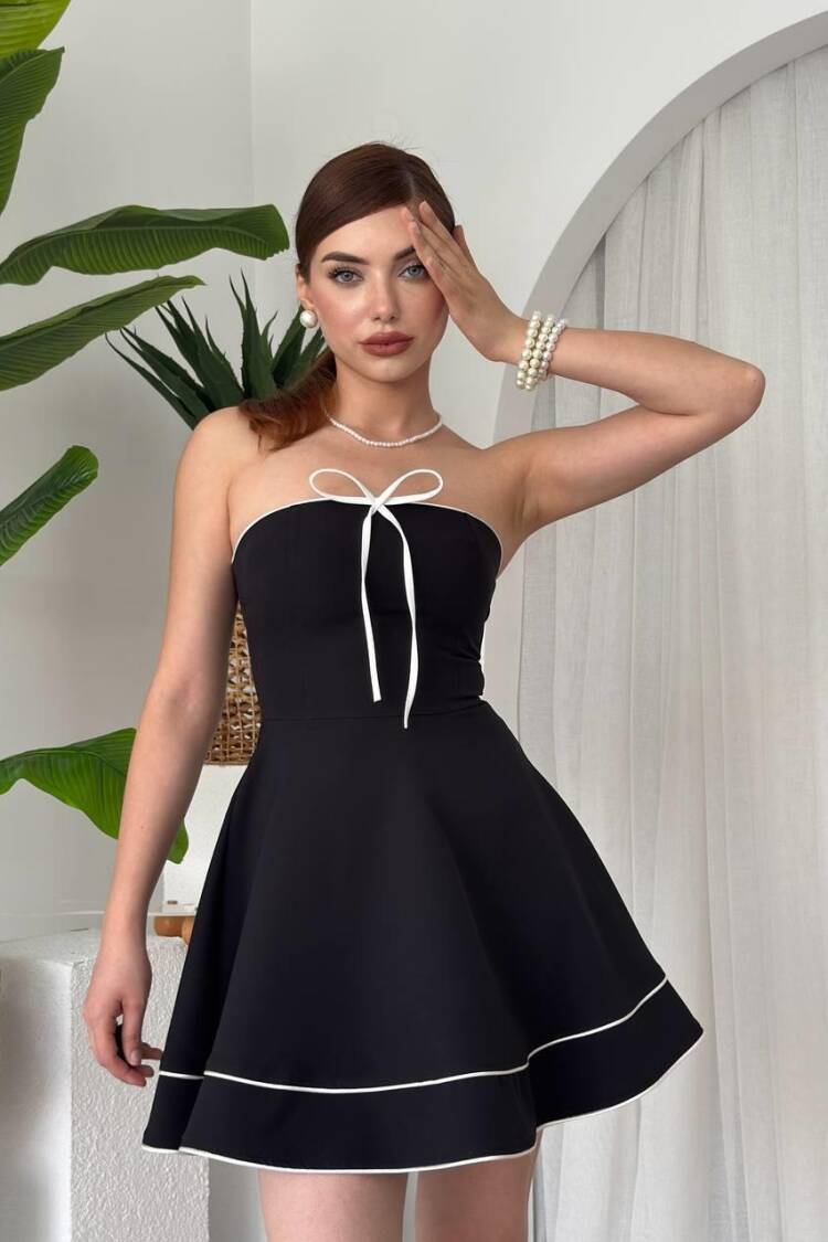 Yuna Strapless Dress - Etika - Globality Store - Women Clothes Wholesale Turkey