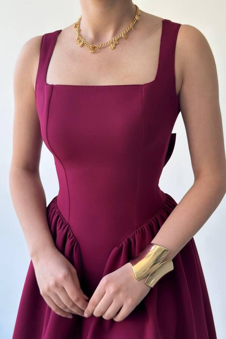 Dreas Bow Detailed Dress