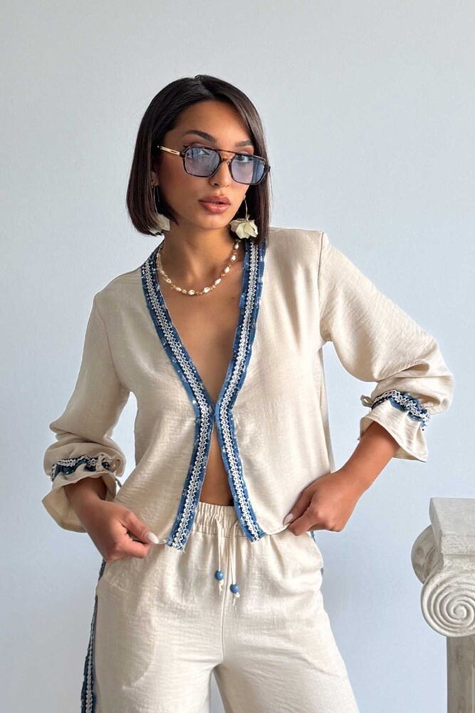 Denim Striped Shirt -