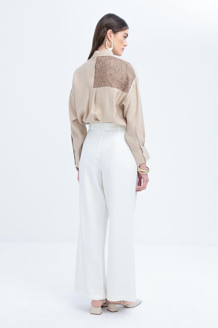 Belted Palazzo Pants