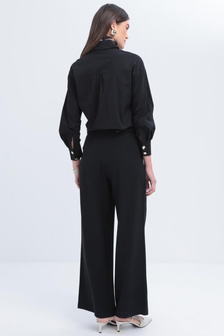 Belted Palazzo Pants