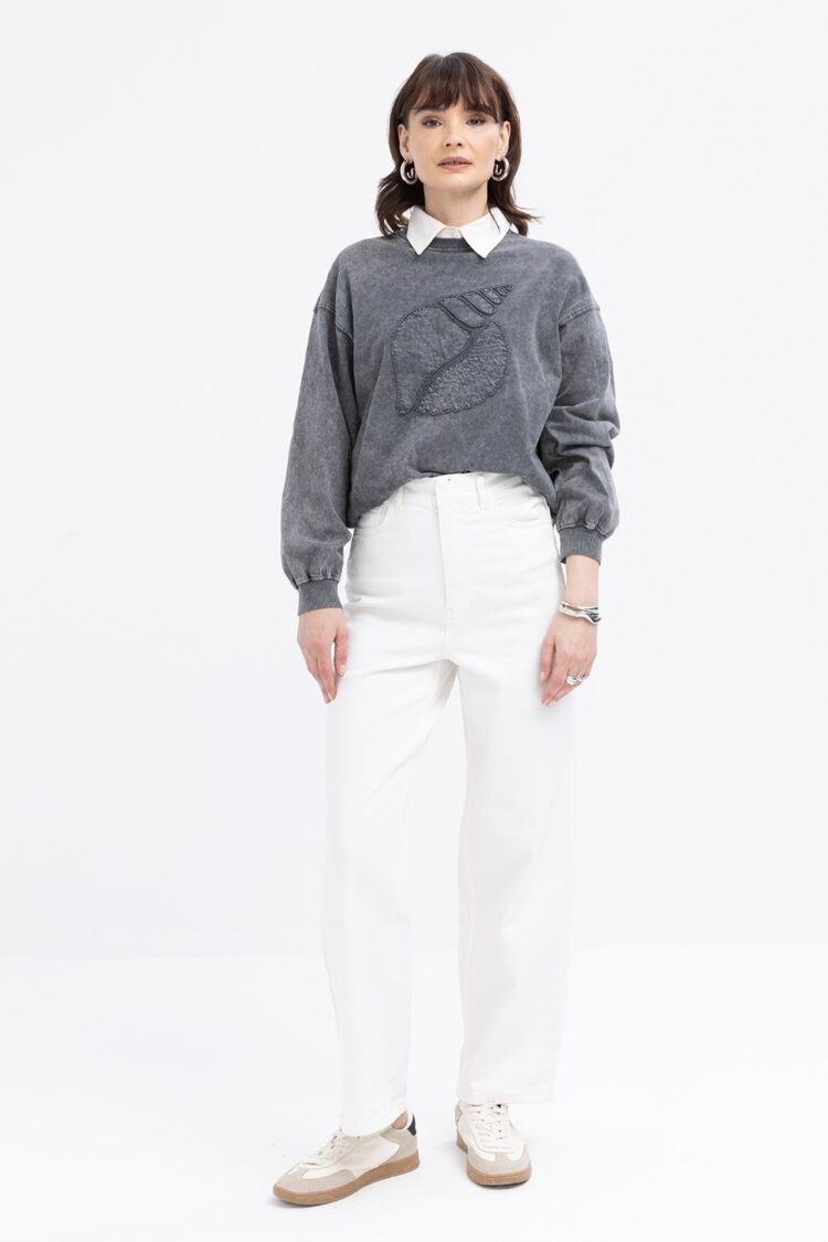 Wide Leg Denim Pants