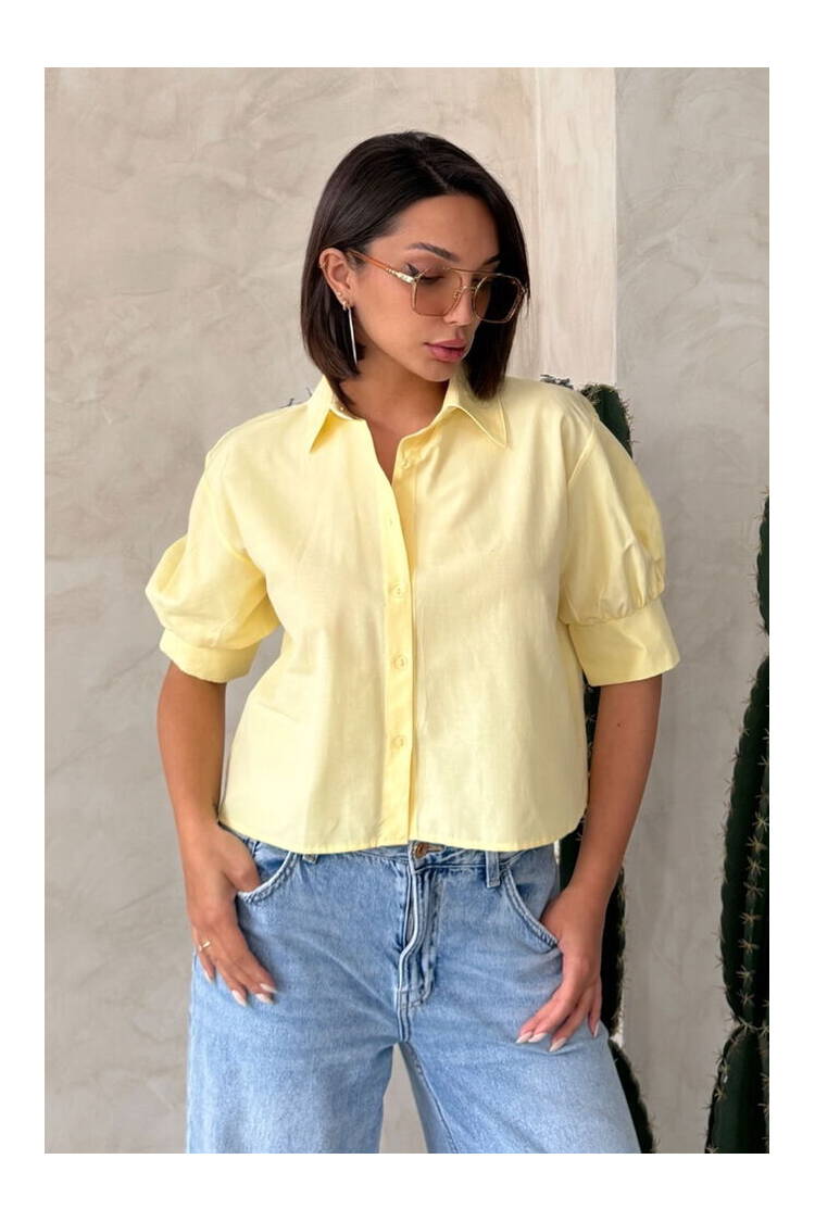 Back Butterfly Detailed Shirt - Brand: Topshow - Women's Clothing Wholesale - Globality Store