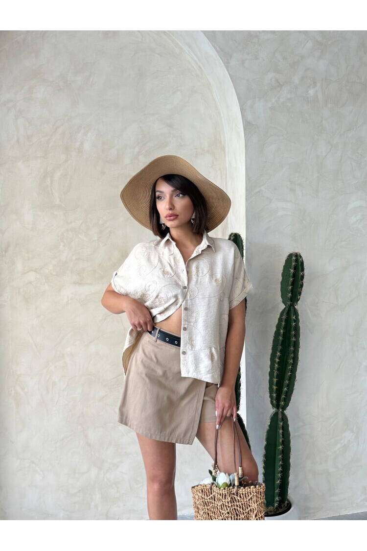 D 2789 Embroidered Shirt -Pattern 2