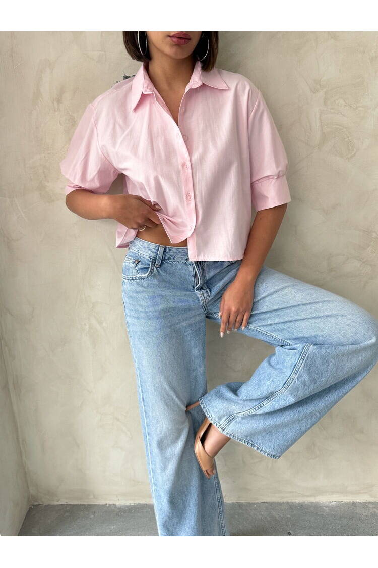 Back Butterfly Detailed Shirt