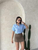 D 2789 Embroidered Shirt - LightDsn2 - Topshow - Globality Store - Women Clothes Wholesale Turkey