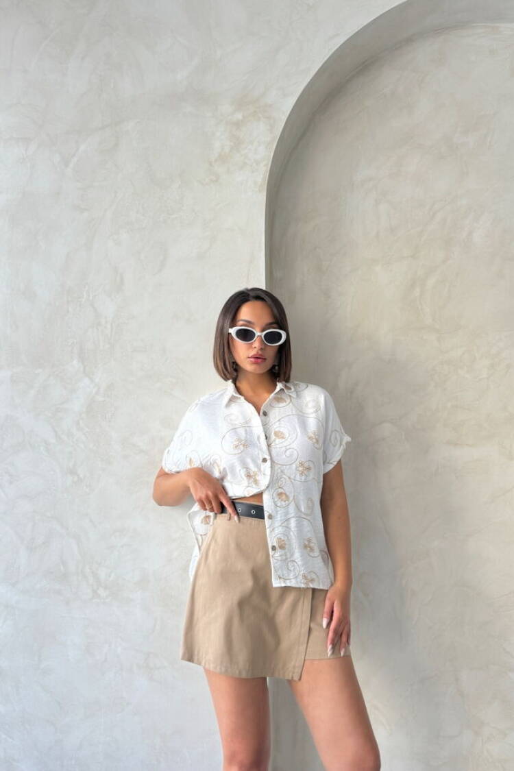 D 2789 Embroidered Shirt -Pattern2