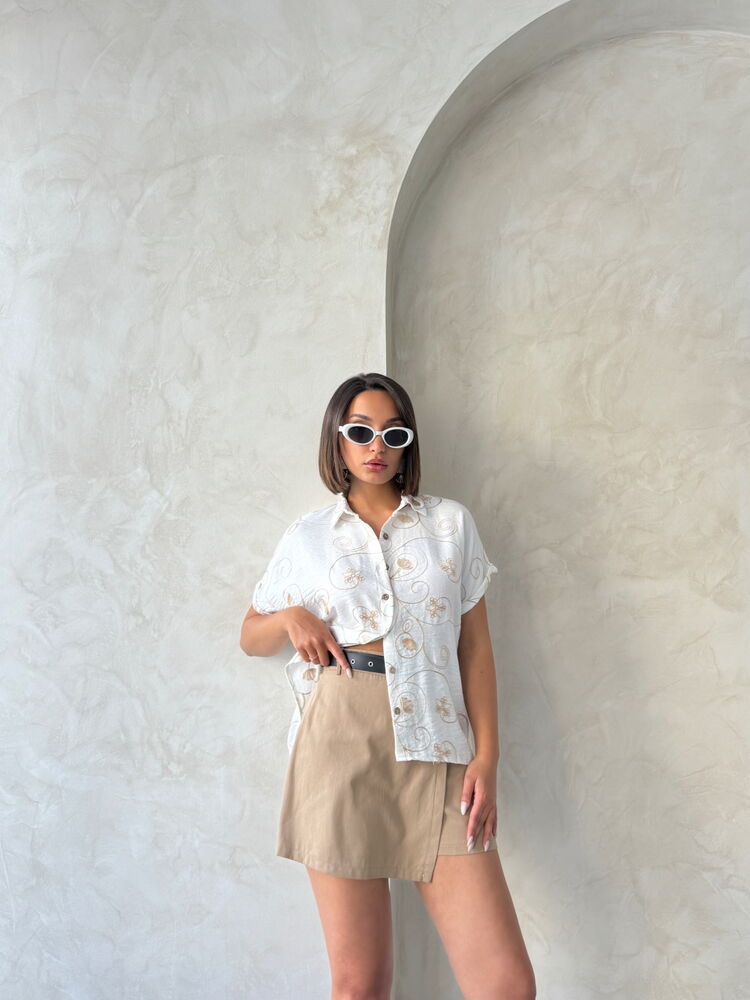 D 2789 Embroidered Shirt -Pattern2