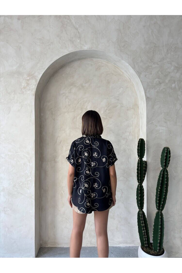 D 2789 Embroidered Shirt -Pattern 2