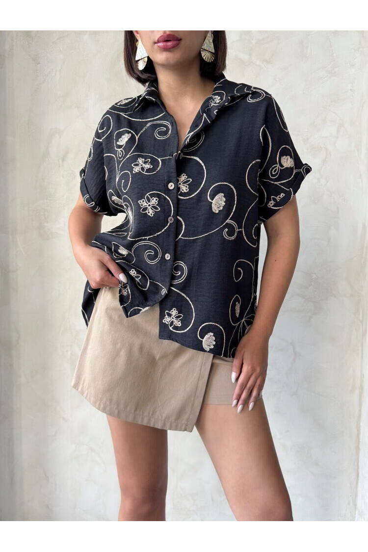 D 2789 Embroidered Shirt -Pattern 2