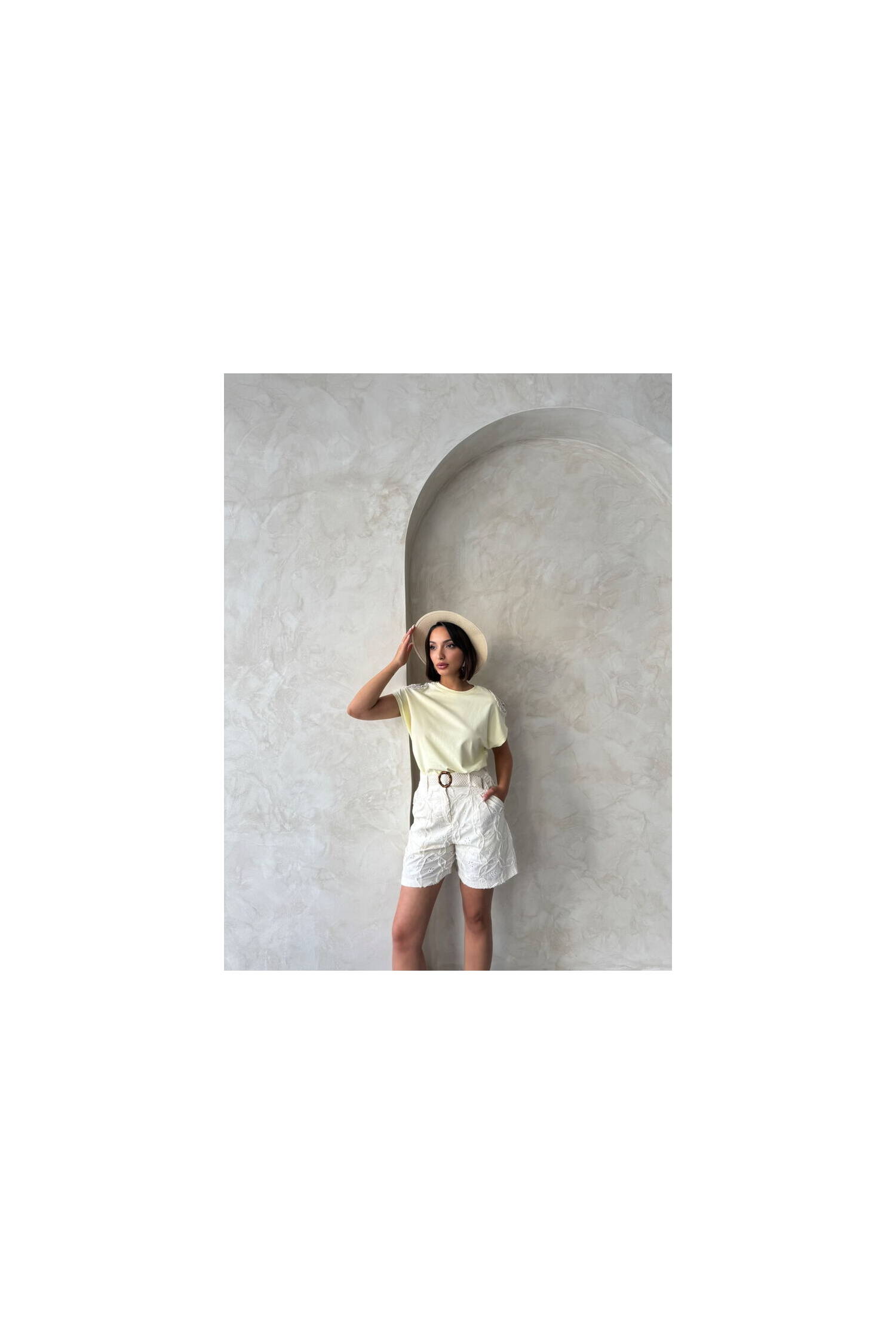 Shoulder Lace Tshirt - Brand: Topshow - Women's Clothing Wholesale - Globality Store