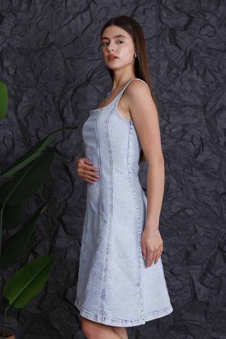 Denim Dress - Brand: My Jest Fashion - Women's Clothing Wholesale - Globality Store