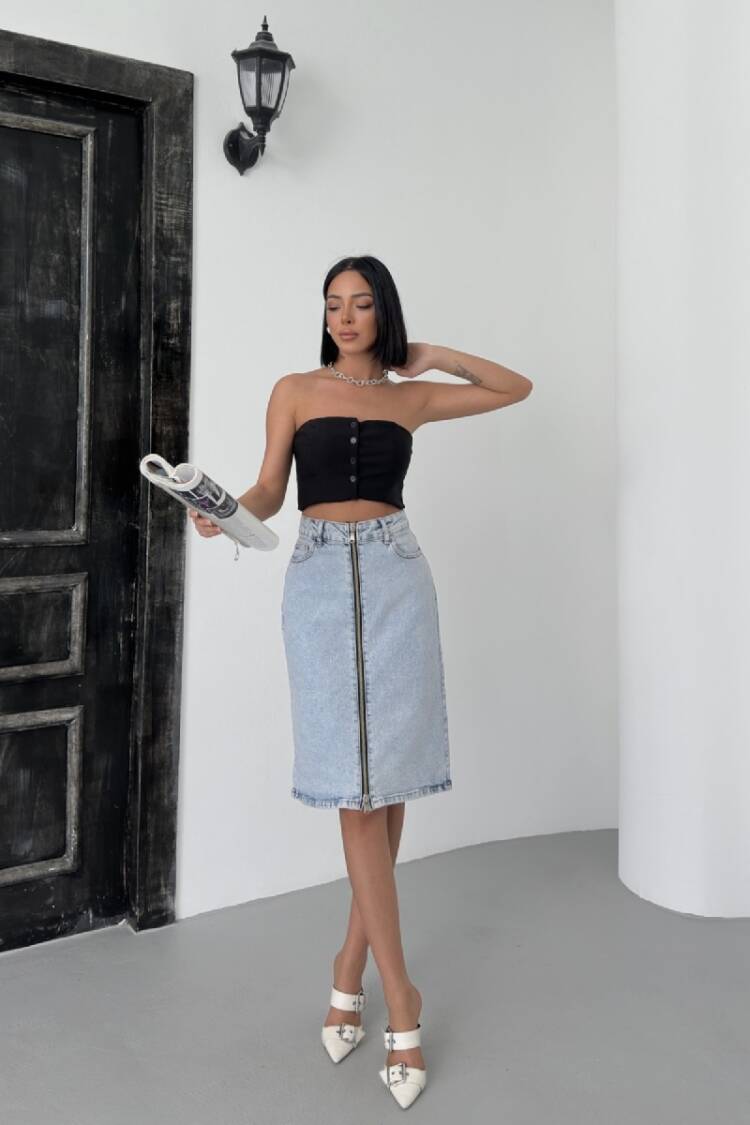 Medium Denim Skirt