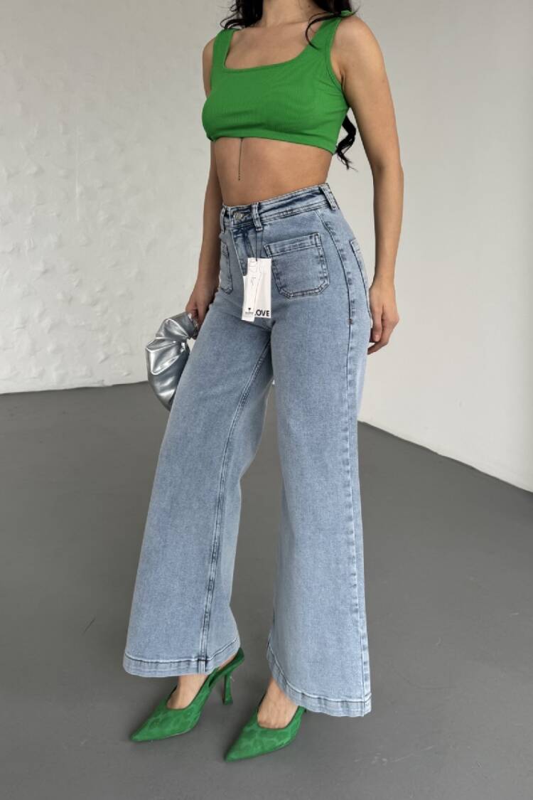 Front Pocket Detailed Jeans - Brand: XLove - Women's Clothing Wholesale - Globality Store