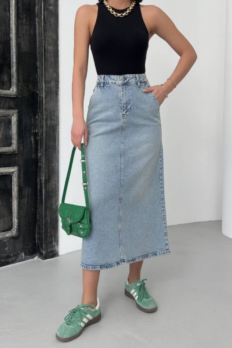 Classic Denim Skirt