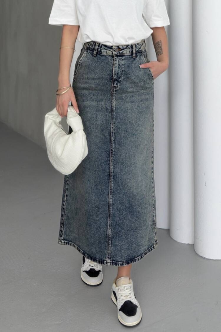 Classic Denim Skirt