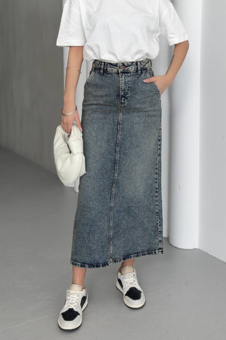 Classic Denim Skirt