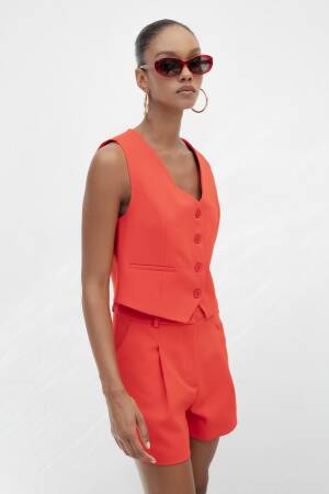 Custom Made Short Vest - BSL - Globality Store - Women Clothes Wholesale Turkey