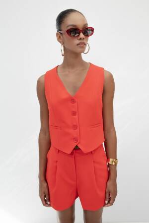 Custom Made Short Vest - BSL - Globality Store - Women Clothes Wholesale Turkey