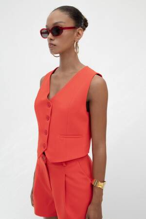 Custom Made Short Vest - BSL - Globality Store - Women Clothes Wholesale Turkey
