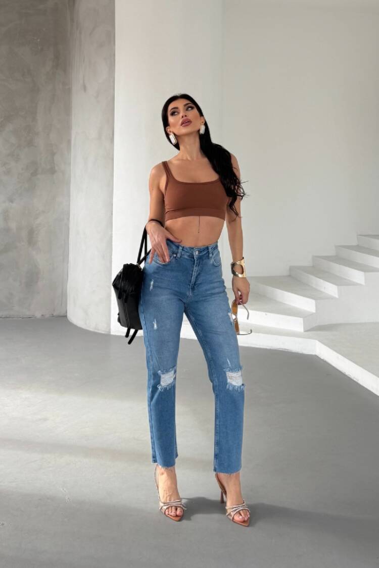 Mom Fit Jeans - Brand: XLove - Women's Clothing Wholesale - Globality Store