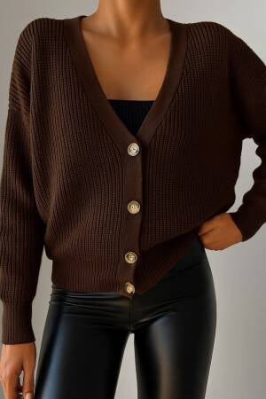 Women's Long Sleeve Button Detail Knitwear Blouse - Brand: Janes - Women's Clothing Wholesale - Globality Store