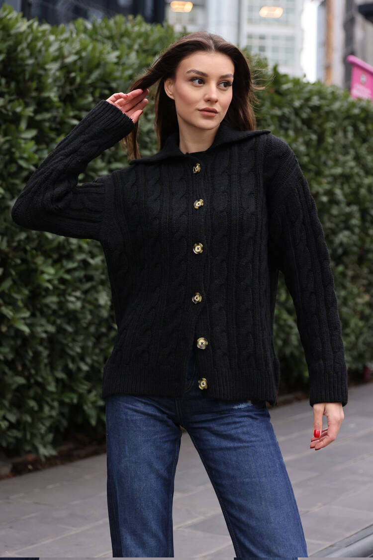 Braided Cardigan