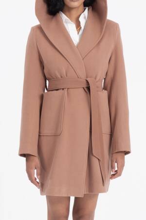 Hooded Coat - BSL - Globality Store - Women Clothes Wholesale Turkey