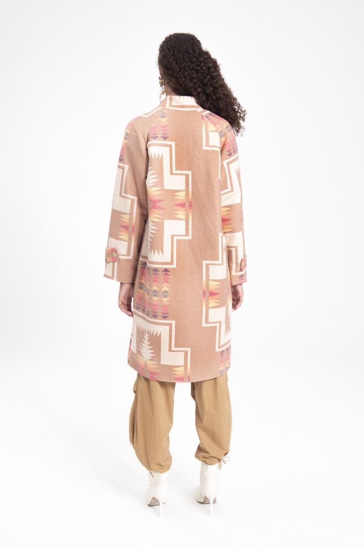 Mandarin Collar Coat