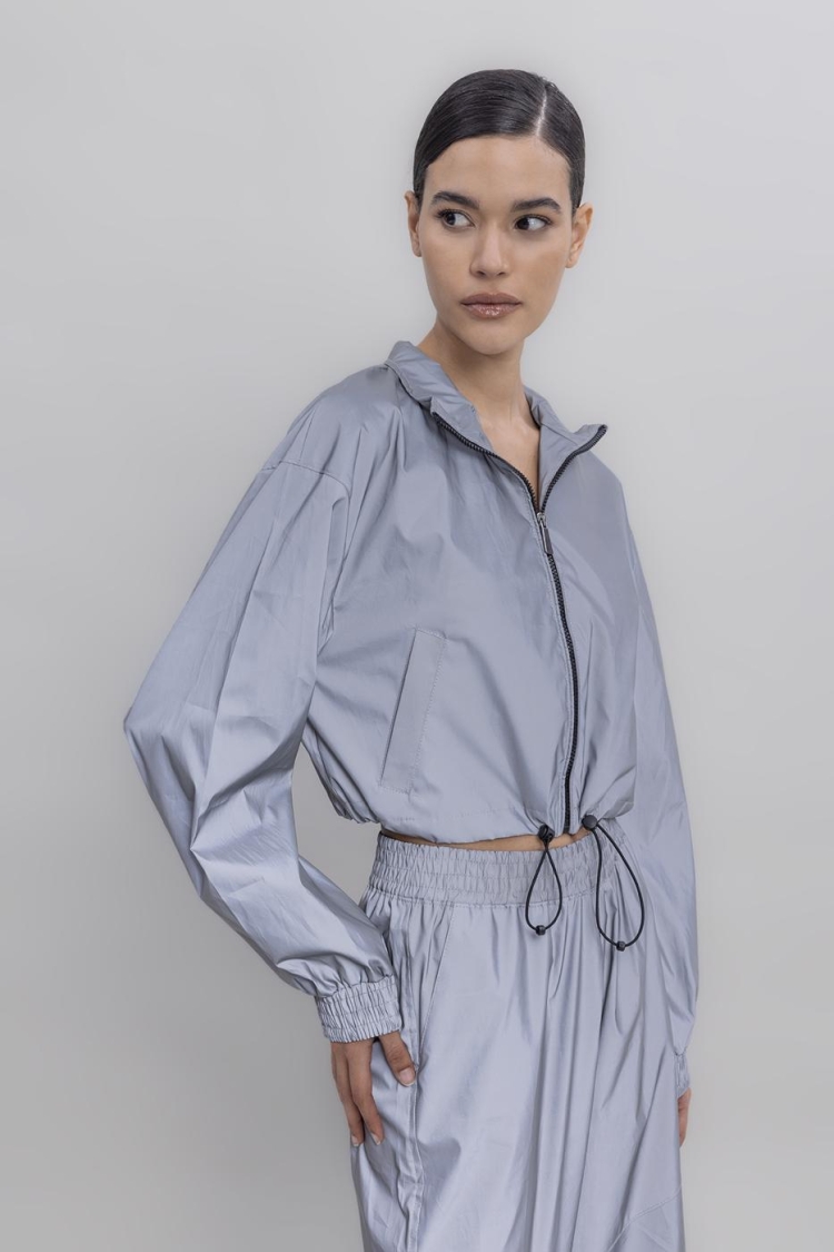Reflective Neon Sport Jacket - BSL - Globality Store - Women Clothes Wholesale Turkey