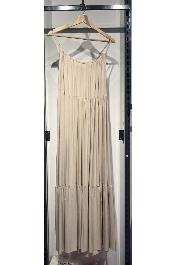 Strap Maxi Dress -Color