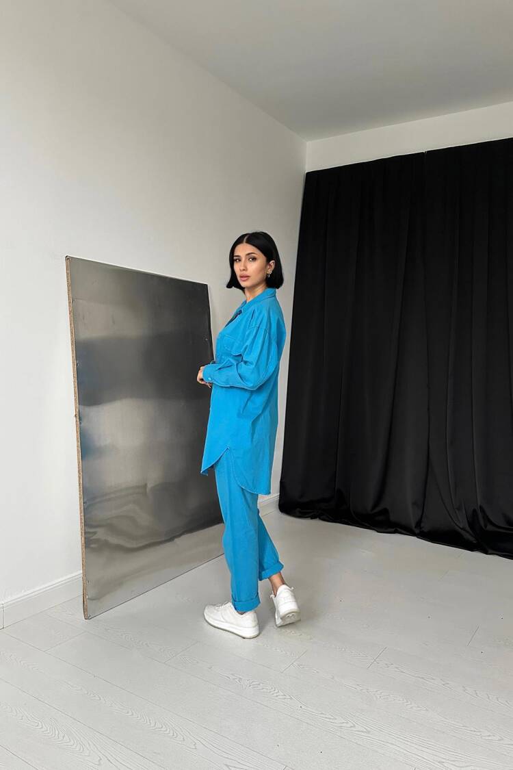Shirt And Snap Trousers Set