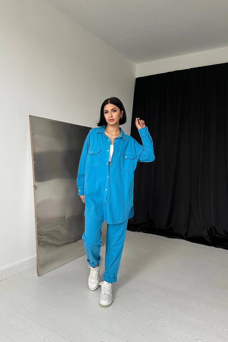 Shirt And Snap Trousers Set