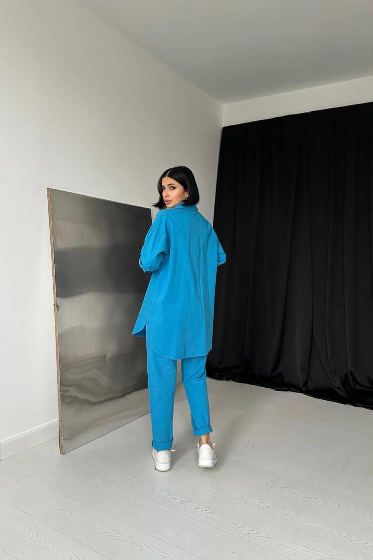 Shirt And Snap Trousers Set