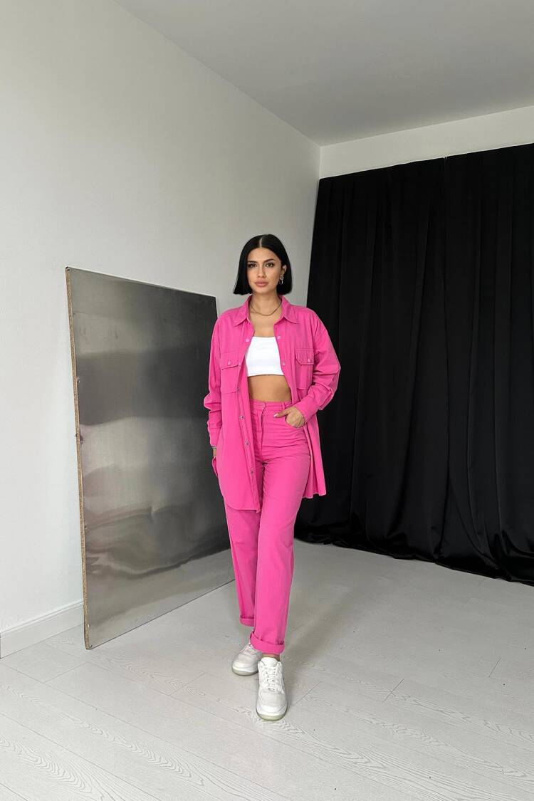 Shirt And Snap Trousers Set