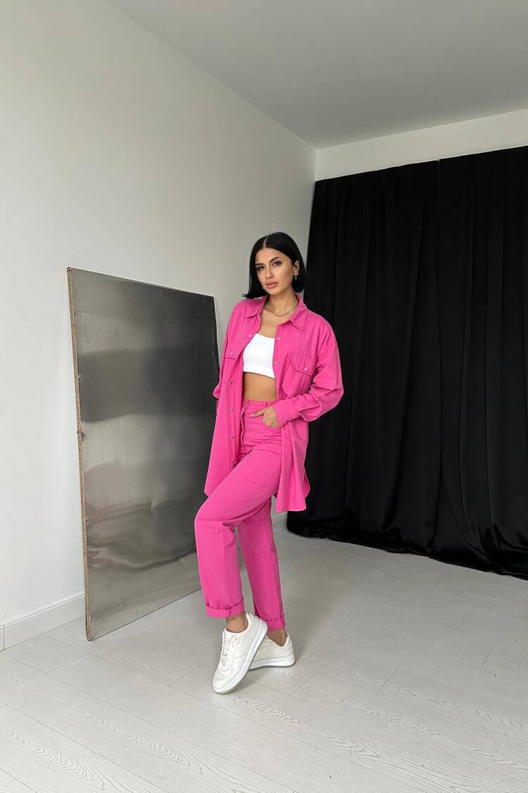 Shirt And Snap Trousers Set