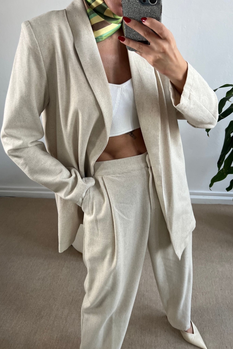 Oversize Shawl Collar Jacket