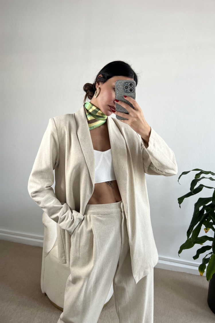 Oversize Shawl Collar Jacket