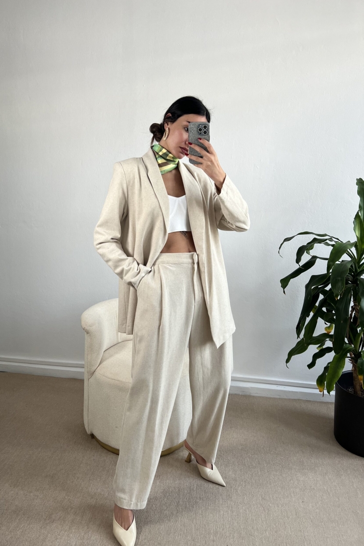 Oversize Shawl Collar Jacket