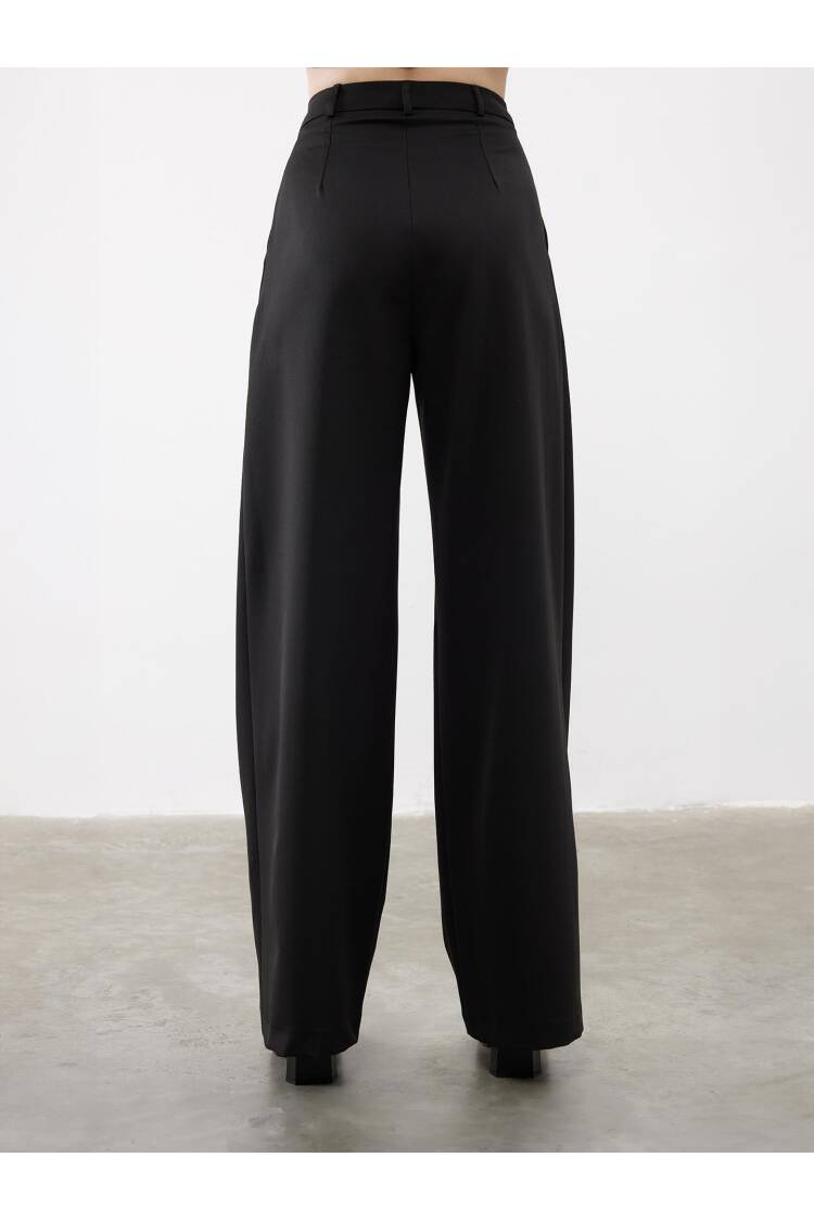 Pleat Detailed Palazzo Trousers