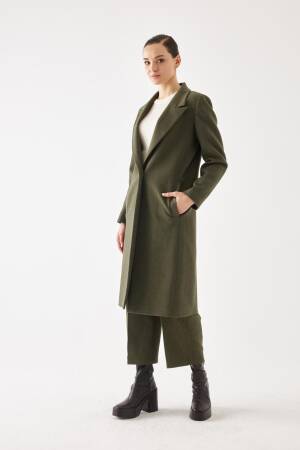 Single Button Detailed Stash Coat - Juste - Globality Store - Women Clothes Wholesale Turkey