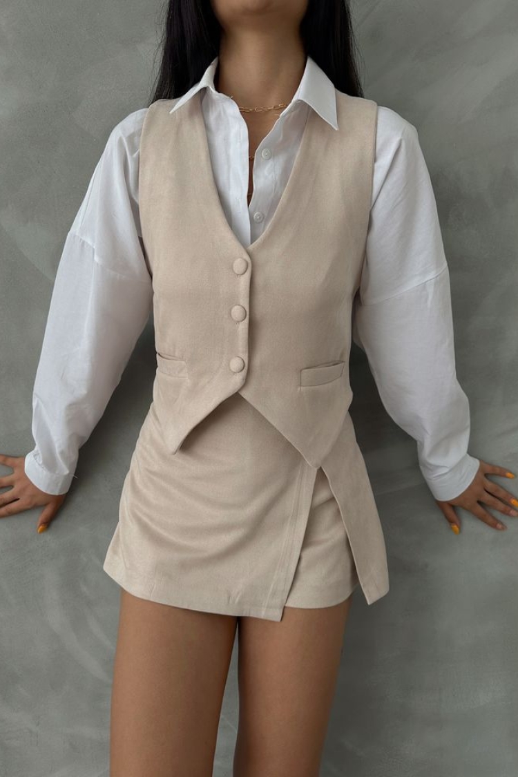 Suede Vest