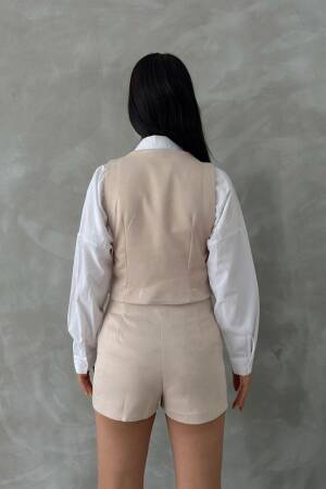 Suede Vest - Topshow - Globality Store - Women Clothes Wholesale Turkey