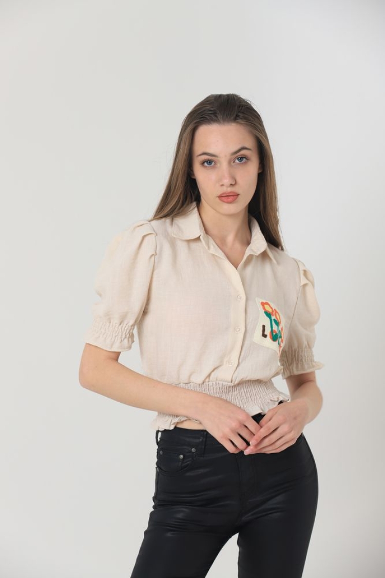Pocket Embroidered Shirt