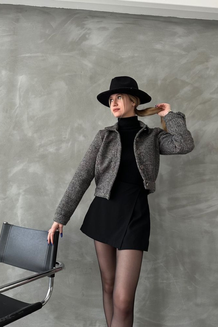 Buttoned Bowl Coat