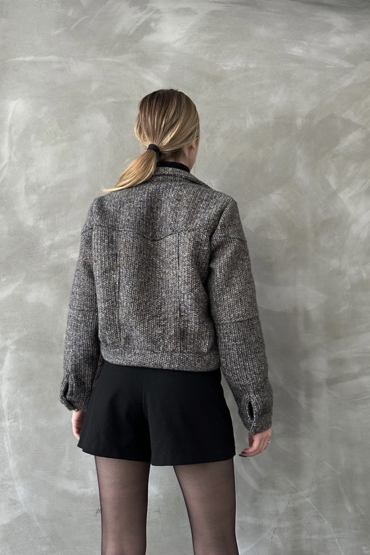 Buttoned Bowl Coat