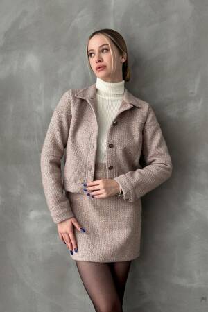 LightButtoned Bowl Coat - Topshow - Globality Store - Women Clothes Wholesale Turkey