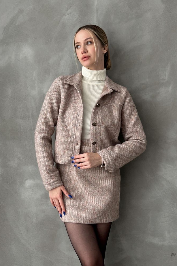 LightButtoned Bowl Coat