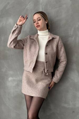 LightButtoned Bowl Coat - Topshow - Globality Store - Women Clothes Wholesale Turkey