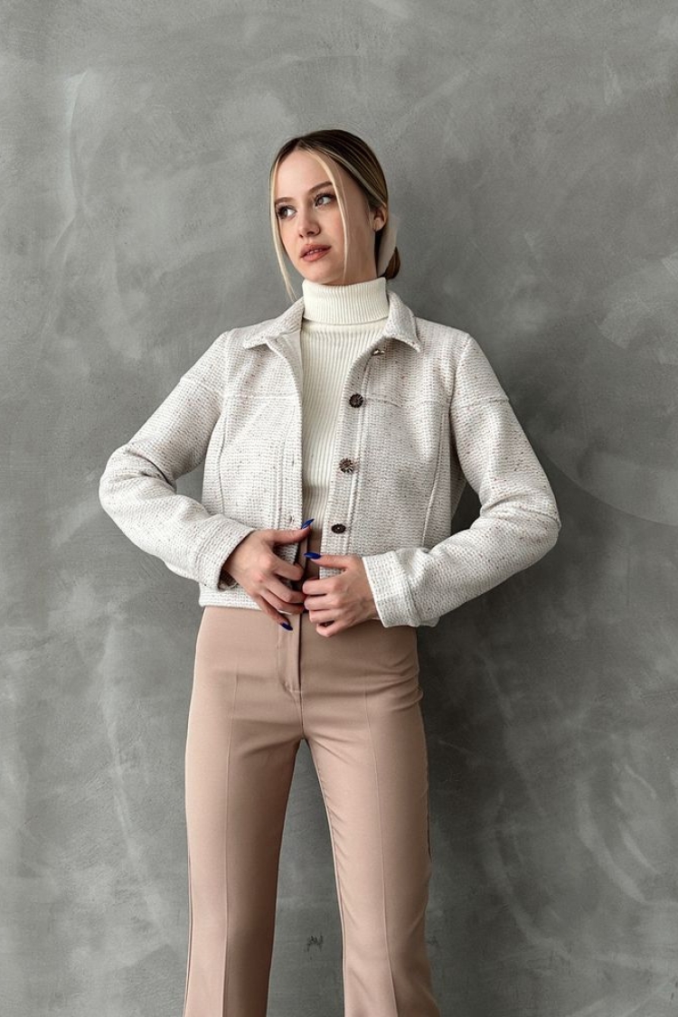 Buttoned Bowl Coat